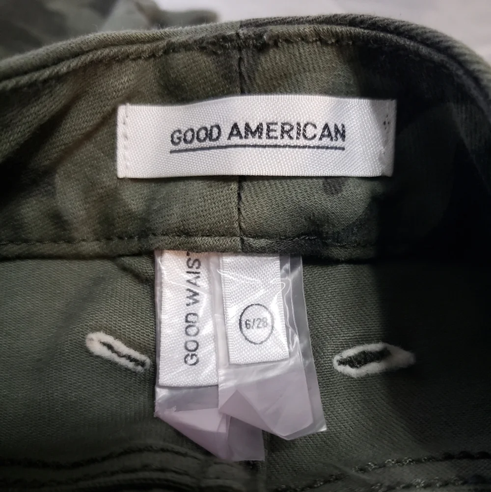GOOD American Good Waist Camo Skinny Jeans High Rise Size, 6/28